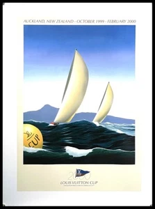 2000 * Manifesto, Poster "RAZZIA - Louis Vuitton Cup 2000, Auckland" Francia (A- - Foto 1 di 3