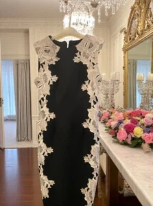ARMANI EXCHANGE AX PARIS DRESS SIZE 10 NEW WITHOUT TAGS GENUINE BLACK - Picture 1 of 1