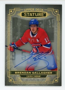 2022-23 Upper Deck Stature Brendan Gallagher Autograph Montreal Canadiens #38 - Picture 1 of 2