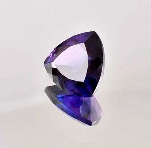 Flawless 6 x 6 MM Natural Bi-Color JAVA PLUM Sapphire Gemstone (GIT Certified) - Picture 1 of 7