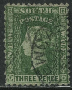 New South Wales QV 1882 3d green used - Picture 1 of 1