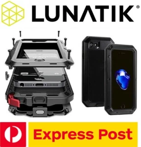 iPhone 6 / 6S Shockproof Waterproof Metal LUNATIK TakTik Extreme Cover / Case - Picture 1 of 11