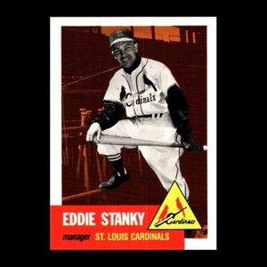 Eddie Stanky 1991 Topps Archives 1953 St. Louis Cardinals #300 NM GM 3