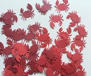 Crab Birthday Party Craft DIY Table Decor Confetti - Picture 1 of 3