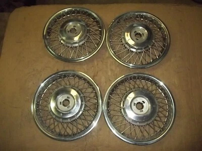 86 87 88 Oldsmobile Calais Firenza Hubcap Rim Wheel Cover Hub Cap 13" WIRE 4102 - Image 1 of 4