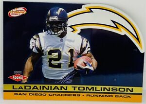 2001 Pacific Atomic LaDainian Tomlinson Rookie RC GOLD /116 Die-Cut SD Chargers