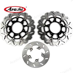 For SUZUKI GSXR1000 2005-2008 GSXR750 K6 K7 Arashi Front & Rear Brake Disc Rotor - Picture 1 of 13
