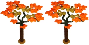 Lego 2x Árbol Hojas Naranja Rojizo ¡¡NUEVO!!! - Imagen 1 de 1