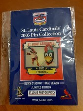 2005 Fredbird St. Louis Cardinals Limited Edition Pin; Sealed New in Package