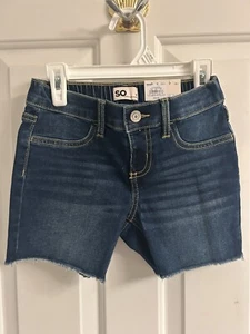 NWT-Girls SO Mid-Rise Pull-On Shorts-Size 8 - Picture 1 of 9