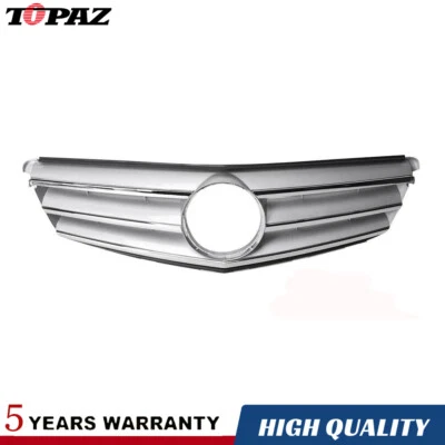 Front Radiator Chrome Grille for Mercedes C-CLASS S204 W204 C180 C220 C230 C250 - image 1 of 4