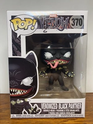 Venomized Black Panther Pop! Vinyl Figure #370 Marvel Venom BRAND NEW - image 1 of 4