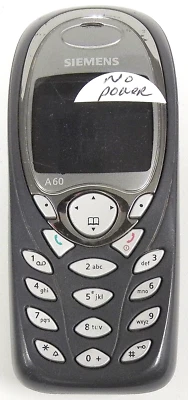 Teléfono celular Siemens serie A60 - gris (red GSM desconocida) muy raro Foto 1 de 2