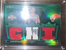 JOAKIM NOAH 2007-08 Triple Threads Relics Emerald  /5 RC! Bulls Knicks Gators