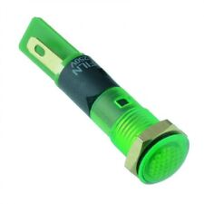 5 X LED Verde 8mm Pannello Indicatore 220V