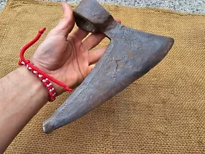 TESTA D'ASCIA LATERALE DECORATA OTTOMANO IMPERO BOTTAIO ANTICO FALEGNAME ALA D'OCA - Foto 1 di 16