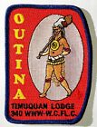 Lodge 340 Timuquan Outina Chpt X4 Pocket Patch  OA  BSA