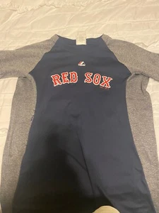 Boston Red Sox Shirt Mens Small Blue Majestic Performance Tee EUC - Picture 1 of 2