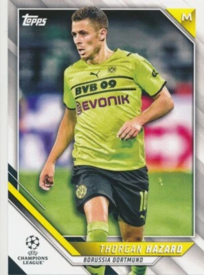 #27 THORGAN HAZARD 2021-22 Topps UEFA Champions BORUSSIA DORTMUND - Image 1 of 2