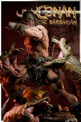 DIGITAL CONAN Rojo Sonja STL archivo 3d LISTO PARA IMPRIMIR INCREÍBLE figura estatua Foto 1 de 4