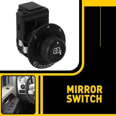 Interruptor de espejo delantero conductor lado izquierdo para camioneta F150 mano Ford F-150 Navigator EI Foto 1 de 4