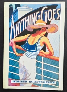 "Anything Goes", Lincoln Center Souvenir Theater Programm (1988) - Bild 1 von 5
