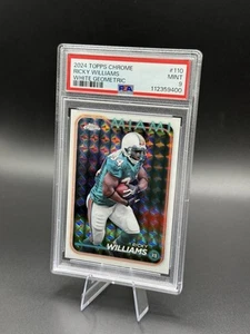 2024 TOPPS CHROME RICKY WILLIAMS WHITE GEOMETRIC /15 PSA 9 MINT 🔥 - Picture 1 of 2