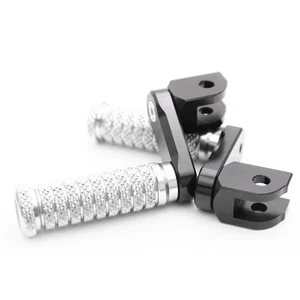 Silver POLE Rider Foot Pegs 1.5 inch Extender For V-Star 1100 Custom 05-07 08 09 - Imagen 1 de 6