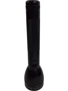 Mag-Lite Black Torch Mag Instrument Ontario California Durable Flashlight works - Picture 1 of 9