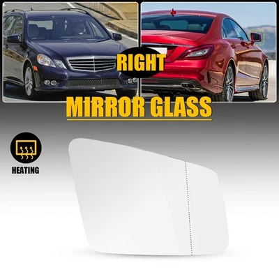 Espejo retrovisor térmico de vidrio para Mercedes-Benz C E S CL CLA GLA GLK Clase lado pasajero Foto 1 de 4