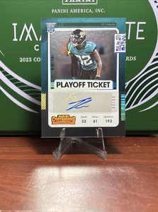 Biglietto Playoff 2021 Panini Contenders Tyson Campbell 80/99 RC Auto #161 Rookie - Foto 1 di 2