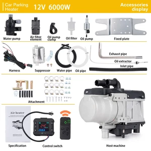 12V 5Kw Benzin Universal Luft Warmwasserbereiter Wasser Sanitär Funk Fernbedienung - Bild 1 von 14