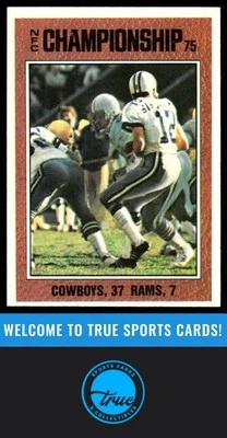 1976 Topps #331 1975 NFC Championship - Image 1 of 2