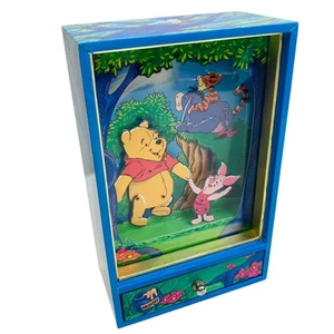 Vintage Disney Winnie Puuh & Ferkel tanzen Spieluhr & Schmuckkästchen funktioniert - Bild 1 von 7