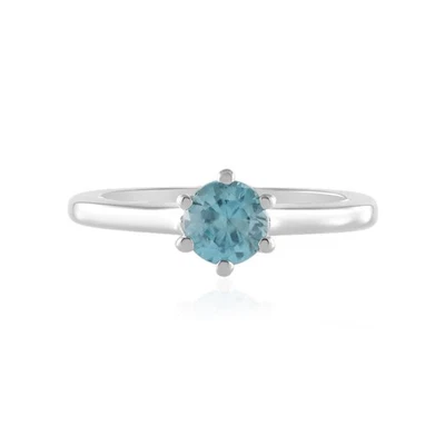 Cavill Zirkon Ring 0,78ct Sterlingsilber Platin Rund Damen Elegant - Bild 1 von 4