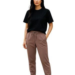 all in motion Pull On Stretch Ankle Hose Damen M / braun Gummibund + Kordelzug - Bild 1 von 15