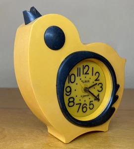 Modern Mechanical Alarm Clock Slava Chick 11 Jewels USSR Soviet 1980 #21825 - Picture 1 of 9