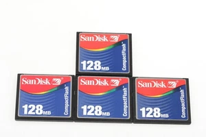 SANDISK CF Karten 128MB - 4 Stück - Picture 1 of 3