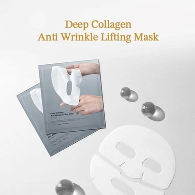 4Pcs Deep Collagen Anti-Wrinkle Lifting Overnight Mask Sheet Masks - Image 1 of 4