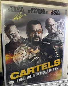 Foto firmada autografiada por Georges St-Pierre Carteles 11x14 UFC JSA CERTIFICADO DE AUTENTICIDAD MMA - Imagen 1 de 2