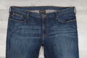 Pantalones de mezclilla para hombre Emporio Armani J06 ajustados elásticos azules W38 L31 - Imagen 1 de 12