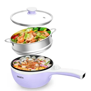 Hot Pot Elettrico con Vaporiera Aggiornata, Padella Antiaderente per Salsatura, Rapid Noodles El... - Foto 1 di 9