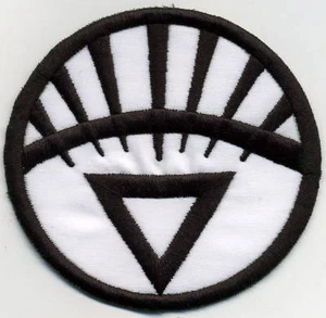 Parche de hierro bordado estilo clásico White Lantern Corps de 3,5 - Imagen 1 de 3