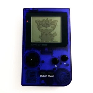 Retrofit Clear Blue Nintendo Game Boy Pocket Game Console GBP Console - Picture 1 of 5