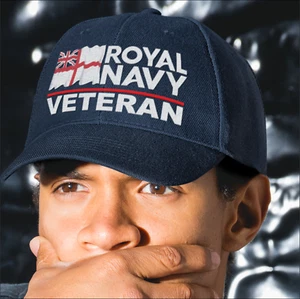 Royal Navy Armed Forces Veteran Logo Quality Baseball Cap - Picture 1 of 2