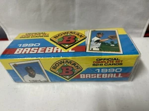 1990 Bowman Baseball Complete Set 528 Cards Factory Sealed- THOMAS ROOKIE - Picture 1 of 3