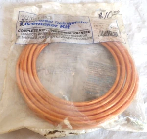 NOS 15' Universal Refrigerator Icemaker COPPER Line Kit 1/4" - Picture 1 of 3