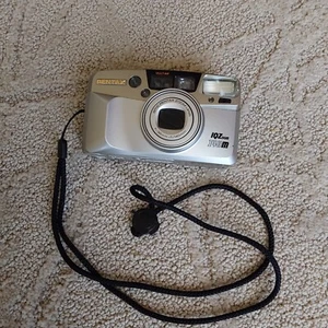 Pentax IQZoom 140M 35mm Point & Shoot Film Camera .PARTS  ONLY. AS- IS - Picture 1 of 7