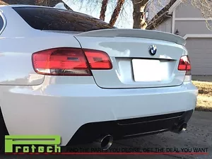 Alerón labial maletero blanco Performance Style 300 ajuste BMW E92 328i 335i cupé 07-13 - Imagen 1 de 2