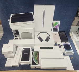 30+ Apple Products Empty Boxes iphone ipad airpods Apple TV Watch Homepod u-5A - Afbeelding 1 van 8